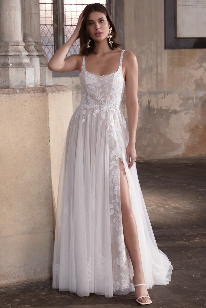 Outlet, Sale Justin Alexander Bridal - Brautmode für die moderne, elegante Braut 05004A:  Traum-Brautkleid mit modernen Details