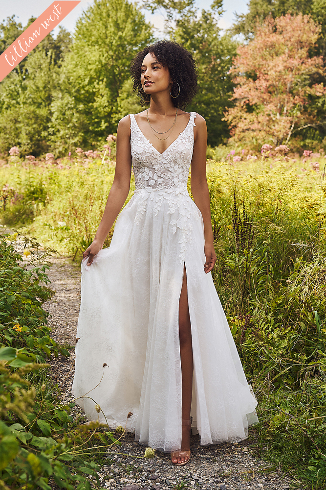 Boho & Vintage Lillian West Bridal dresses -  romantische Boho Hochzeitskleider 086A Boho Brautkleid 